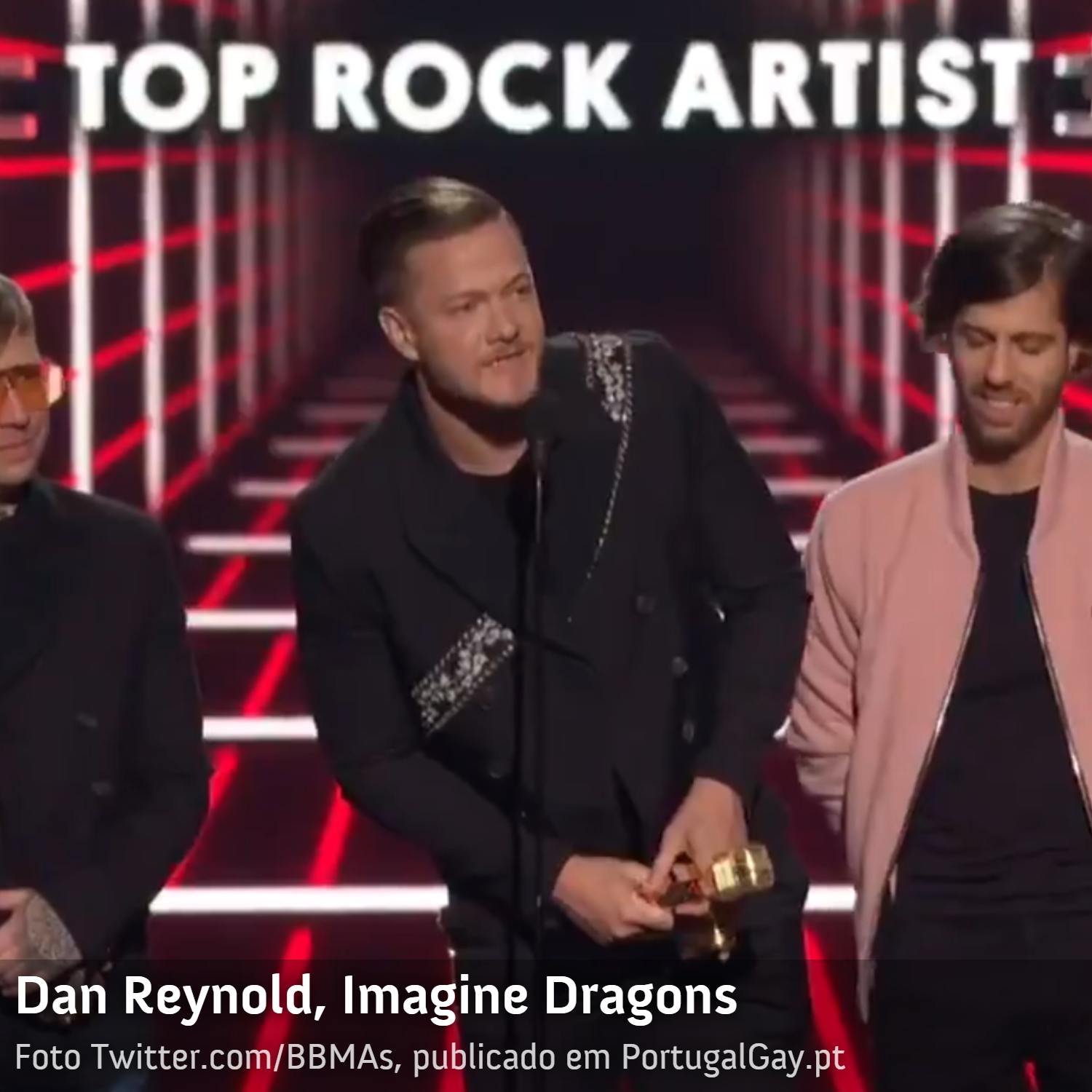 MÚSICA: Dan Reynolds pede proibição de terapia de conversação nos Billboard Awards